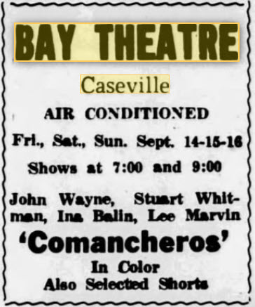 Bay Theatre - Sept 13 1962 (newer photo)